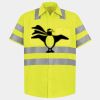 Men's High Visibility Safety Short Sleeve Work Shirt Thumbnail