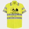 Men's High Visibility Safety Short Sleeve Work Shirt Thumbnail