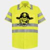 Men's High Visibility Safety Short Sleeve Work Shirt Thumbnail