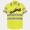 Men's High Visibility Safety Short Sleeve Work Shirt Thumbnail