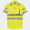 Men's High Visibility Safety Short Sleeve Work Shirt Thumbnail