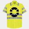 Men's High Visibility Safety Short Sleeve Work Shirt Thumbnail