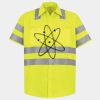 Men's High Visibility Safety Short Sleeve Work Shirt Thumbnail
