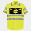 Men's High Visibility Safety Short Sleeve Work Shirt Thumbnail