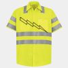 Men's High Visibility Safety Short Sleeve Work Shirt Thumbnail