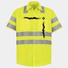 Men's High Visibility Safety Short Sleeve Work Shirt Thumbnail