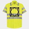 Men's High Visibility Safety Short Sleeve Work Shirt Thumbnail