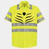 Men's High Visibility Safety Short Sleeve Work Shirt Thumbnail