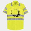Men's High Visibility Safety Short Sleeve Work Shirt Thumbnail