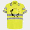 Men's High Visibility Safety Short Sleeve Work Shirt Thumbnail