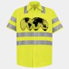 Men's High Visibility Safety Short Sleeve Work Shirt Thumbnail
