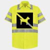 Men's High Visibility Safety Short Sleeve Work Shirt Thumbnail