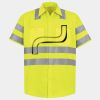 Men's High Visibility Safety Short Sleeve Work Shirt Thumbnail