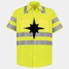 Men's High Visibility Safety Short Sleeve Work Shirt Thumbnail