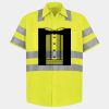 Men's High Visibility Safety Short Sleeve Work Shirt Thumbnail