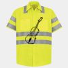 Men's High Visibility Safety Short Sleeve Work Shirt Thumbnail