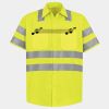 Men's High Visibility Safety Short Sleeve Work Shirt Thumbnail