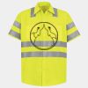 Men's High Visibility Safety Short Sleeve Work Shirt Thumbnail