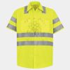 Men's High Visibility Safety Short Sleeve Work Shirt Thumbnail