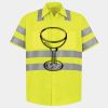 Men's High Visibility Safety Short Sleeve Work Shirt Thumbnail
