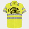 Men's High Visibility Safety Short Sleeve Work Shirt Thumbnail