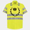 Men's High Visibility Safety Short Sleeve Work Shirt Thumbnail