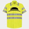 Men's High Visibility Safety Short Sleeve Work Shirt Thumbnail