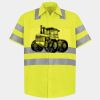 Men's High Visibility Safety Short Sleeve Work Shirt Thumbnail
