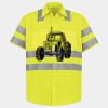 Men's High Visibility Safety Short Sleeve Work Shirt Thumbnail