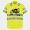 Men's High Visibility Safety Short Sleeve Work Shirt Thumbnail