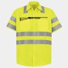 Men's High Visibility Safety Short Sleeve Work Shirt Thumbnail