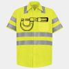Men's High Visibility Safety Short Sleeve Work Shirt Thumbnail