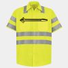 Men's High Visibility Safety Short Sleeve Work Shirt Thumbnail