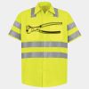 Men's High Visibility Safety Short Sleeve Work Shirt Thumbnail