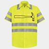 Men's High Visibility Safety Short Sleeve Work Shirt Thumbnail