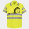 Men's High Visibility Safety Short Sleeve Work Shirt Thumbnail