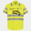 Men's High Visibility Safety Short Sleeve Work Shirt Thumbnail