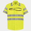 Men's High Visibility Safety Short Sleeve Work Shirt Thumbnail