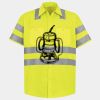 Men's High Visibility Safety Short Sleeve Work Shirt Thumbnail