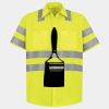 Men's High Visibility Safety Short Sleeve Work Shirt Thumbnail