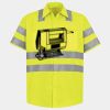 Men's High Visibility Safety Short Sleeve Work Shirt Thumbnail