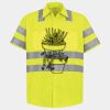 Men's High Visibility Safety Short Sleeve Work Shirt Thumbnail