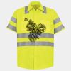 Men's High Visibility Safety Short Sleeve Work Shirt Thumbnail