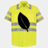 Men's High Visibility Safety Short Sleeve Work Shirt Thumbnail