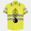 Men's High Visibility Safety Short Sleeve Work Shirt Thumbnail