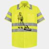 Men's High Visibility Safety Short Sleeve Work Shirt Thumbnail