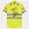Men's High Visibility Safety Short Sleeve Work Shirt Thumbnail