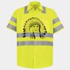 Men's High Visibility Safety Short Sleeve Work Shirt Thumbnail