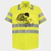 Men's High Visibility Safety Short Sleeve Work Shirt Thumbnail
