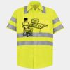 Men's High Visibility Safety Short Sleeve Work Shirt Thumbnail